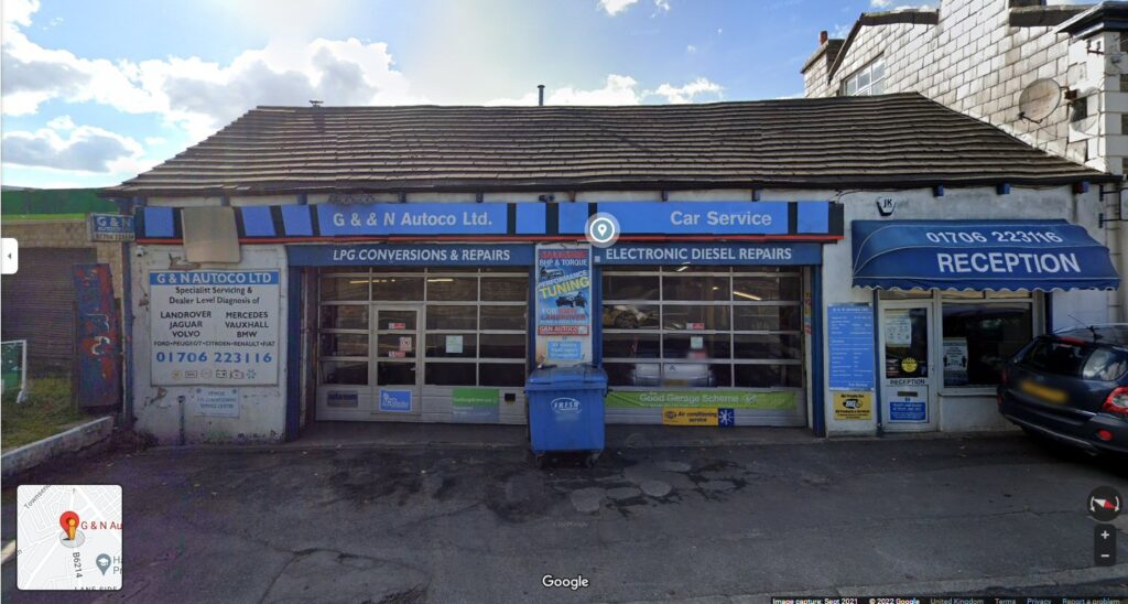 G and N Auto Co Haslingden